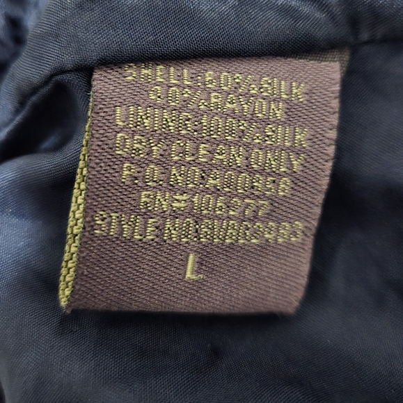 ✨HOST PICK✨️Hale Bob Floral Velvet Burnout on Blue Halter Top Silk Lining Large - Picture 10 of 12